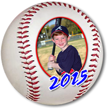 Custom Photo Baseball Plaque