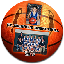 Custom Photo Basketball Plaque